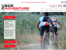 Tablet Screenshot of bike-adventure.cz